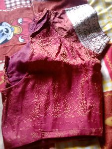 New Banarasi Blouse No Damage No Old New Red New With Tag