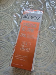 Streax Sunscreen Gel Creme SPF 50