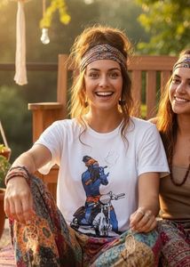 Unique Graphic Print Tee