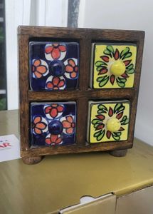 Wooden Ceramic Drawer Cabinet