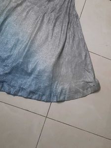 Blue Ombre Ethnic Skirt
