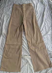 H&amp;M Beige NEW WITH TAG Wide Leg Jeans