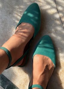 Green Flats &amp; Sandals