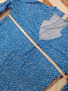 Blue Printed Top