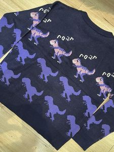 Dinosaur Print Sweater