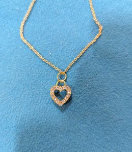 Gold Heart Pendant Necklace