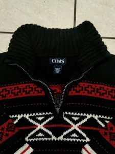 Patterned Knit Sweater