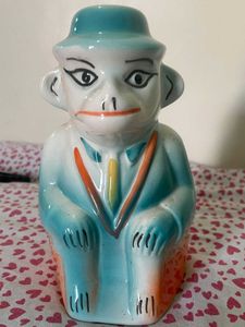 Vintage Ceramic Monkey Figurine