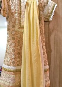 Embroidered Kurta And Dupatta