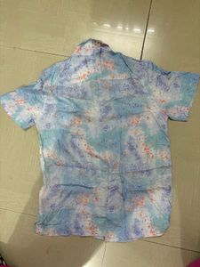 Blue Patterned Shirt