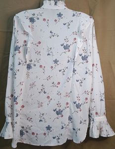 Roem X Disney White Floral Shirt