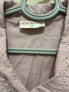 Pink Sleeveless Button Down Dress