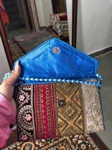 Embroidered Clutch