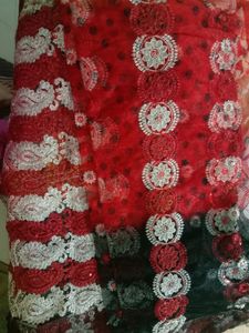 Beautiful Multicolour Net Saree