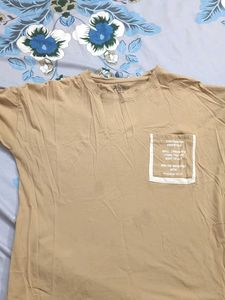 Khaki Graphic Pocket Tee
