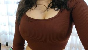 h&amp;m fitted bell sleeve top