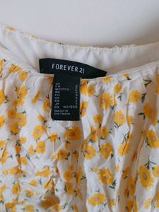 Off Soulder A Line Mini Dress(Yellowandwhite