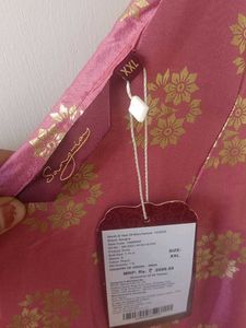 Pink &amp; Gold Print Kurta Dress