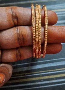 New Set of 4 Gold Bangles