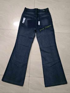 Dark Wash Denim Jeans Boot Cut