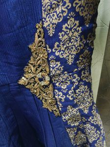 Elegant Blue Ethnic Gown