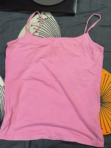 Pink Sleeveless Tank Top