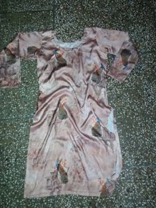 Picock Print Satin Suit