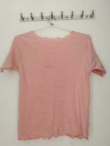 Peach Colored Fitted Top