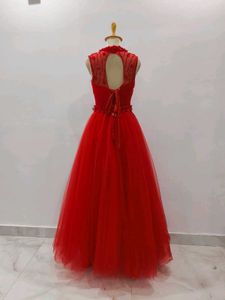 Elegant Red Gown