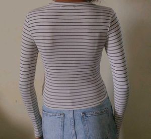 Striped Long Sleeve Top