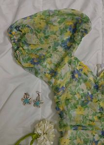 Floral Print Midi Dress