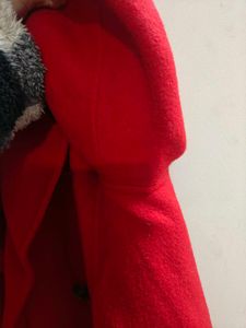 Stylish Red Overcoat