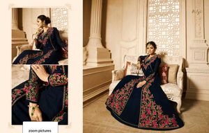 Elegant Embroidered Anarkali Suit