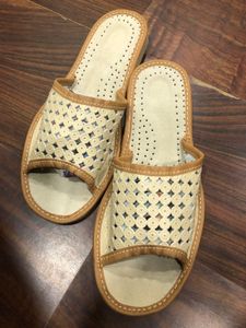 Comfortable Beige Slippers