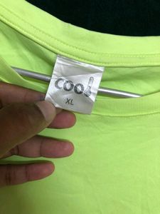 Cool Fluorescent Green Short Sleeve T Shirt