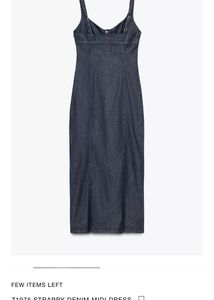 Zara Denim Button-Down Dress