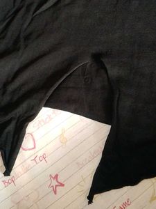 Black 'Tres High' Tee