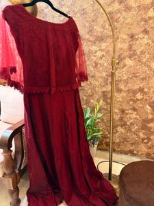 Elegant Maroon Kurta Set