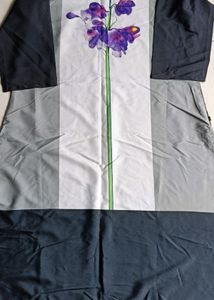 Floral Print Tunic Top