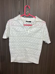 Crochet Knit Crop Top