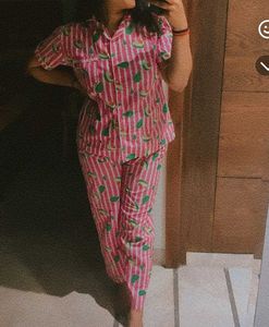Avacado Print Nightsuit Set