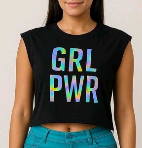 GRL PWR Black T-Shirt