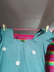 Best Rs 100 Green Colour Kurta