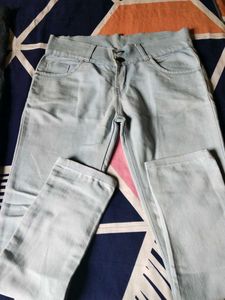 Wide Leg Denim Pants