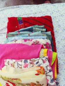 5saree Blouse 2kurti Set