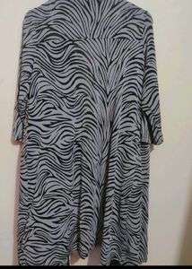 Grey Printed Shrug For Girl Or Woman 38 Bust