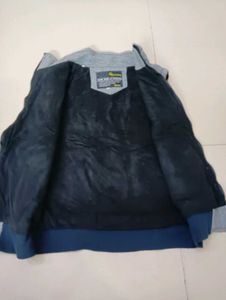 Cool Grey Zip-Up Vest Woolen