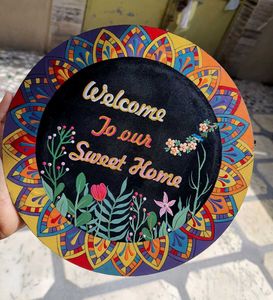 welcome home 🏡 walk decore ✨️ ( handmade )