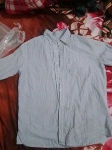 Men's Light Blue Long Sleeve Shirt