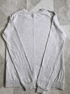Hearty Pattern Grey Sweatshirt
